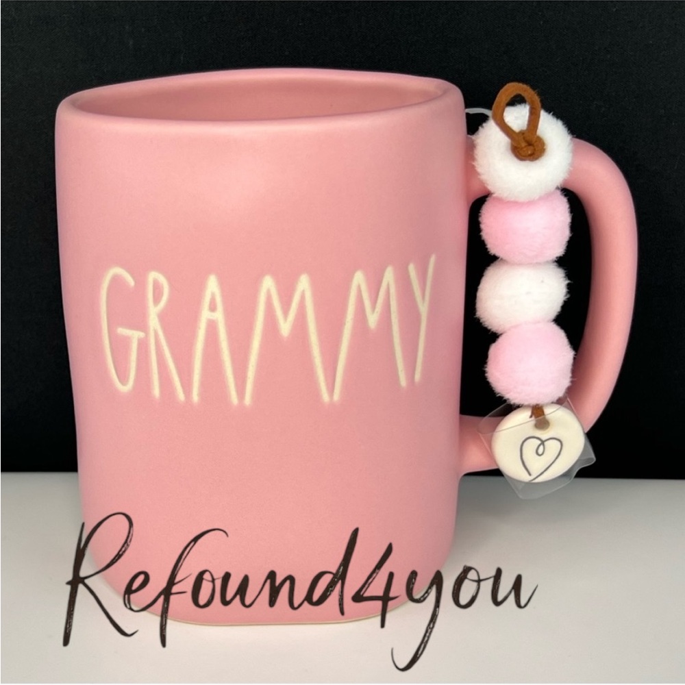 Rae Dunn  - ‘Grammy - pink’ ceramic mug. NWT Firm!